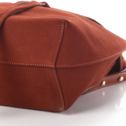 Mansur Gavriel Suede Backpack Brick 6 of 6