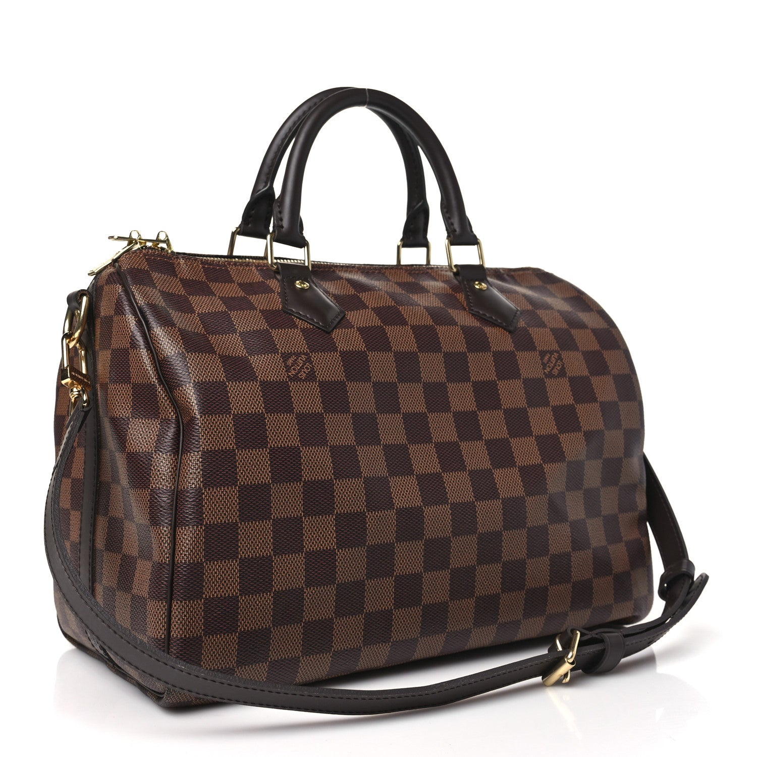 Louis Vuitton Damier Ebene Speedy Bandouliere 30 3 of 9
