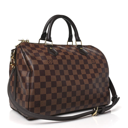 Louis Vuitton Damier Ebene Speedy Bandouliere 30 3 of 9