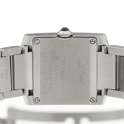 Cartier Stainless Steel 21mm Tank Francaise Quartz Watch Silver 4 of 5