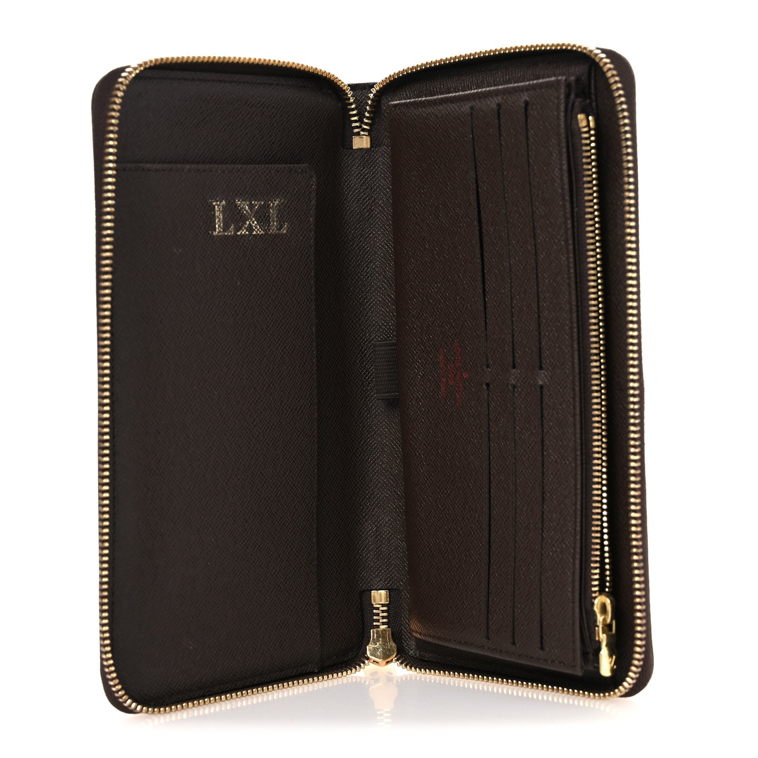 Louis Vuitton Damier Ebene Zippy Organizer Wallet 5 of 9