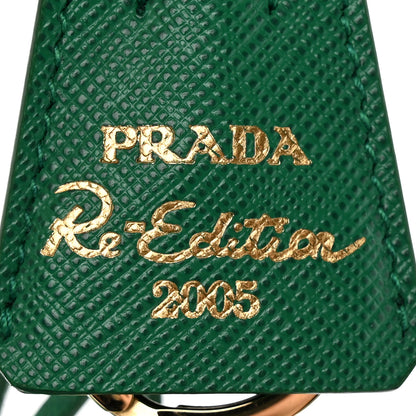 Prada Saffiano Lux Re-Edition 2005 Shoulder Bag Mango 11 of 12