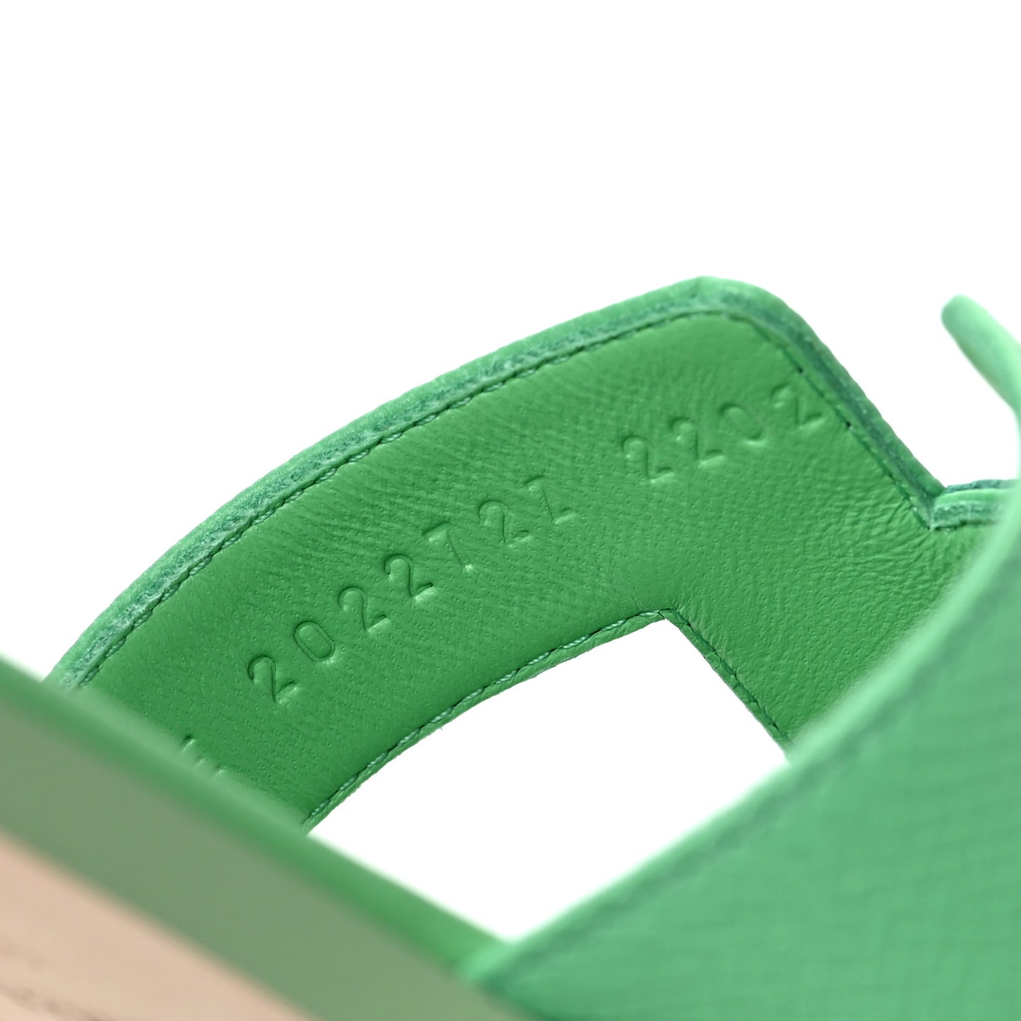 Epsom Oran Sandals 37 Vert Pomme