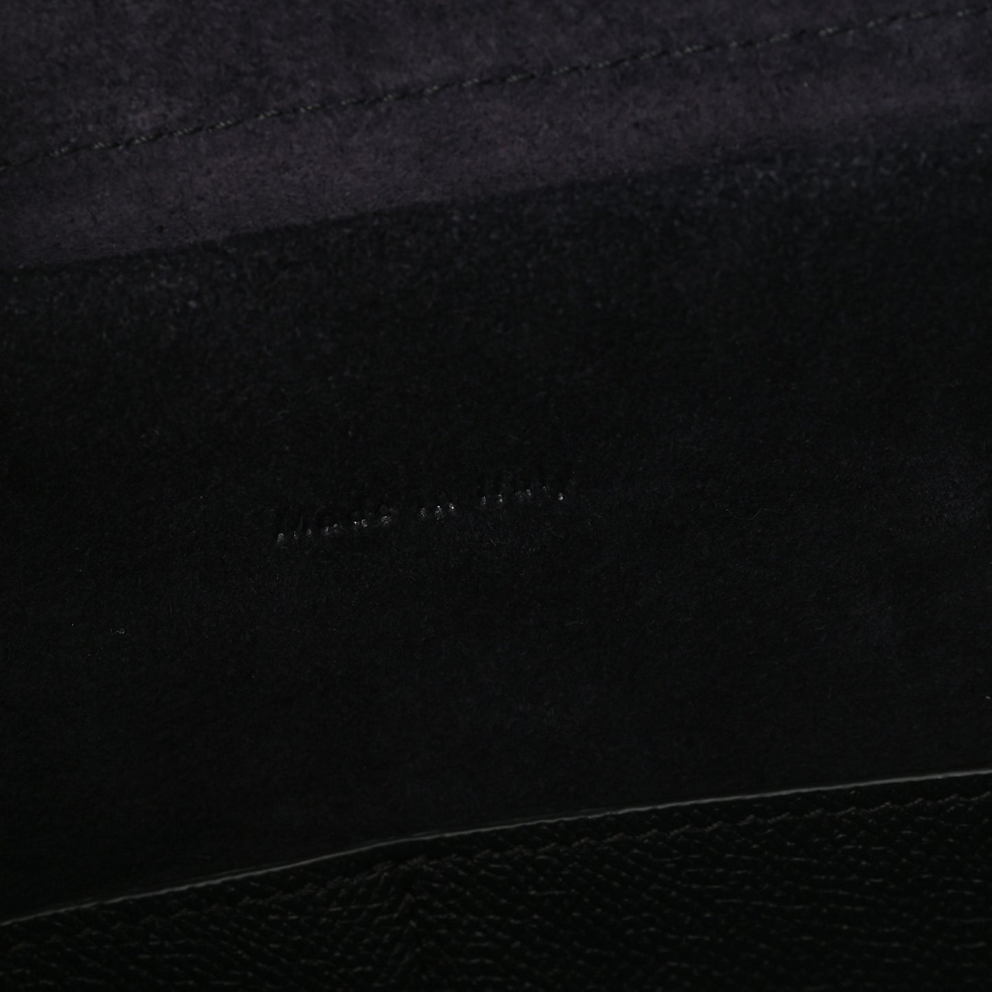 Grained Calfskin Mini Belt Bag Black