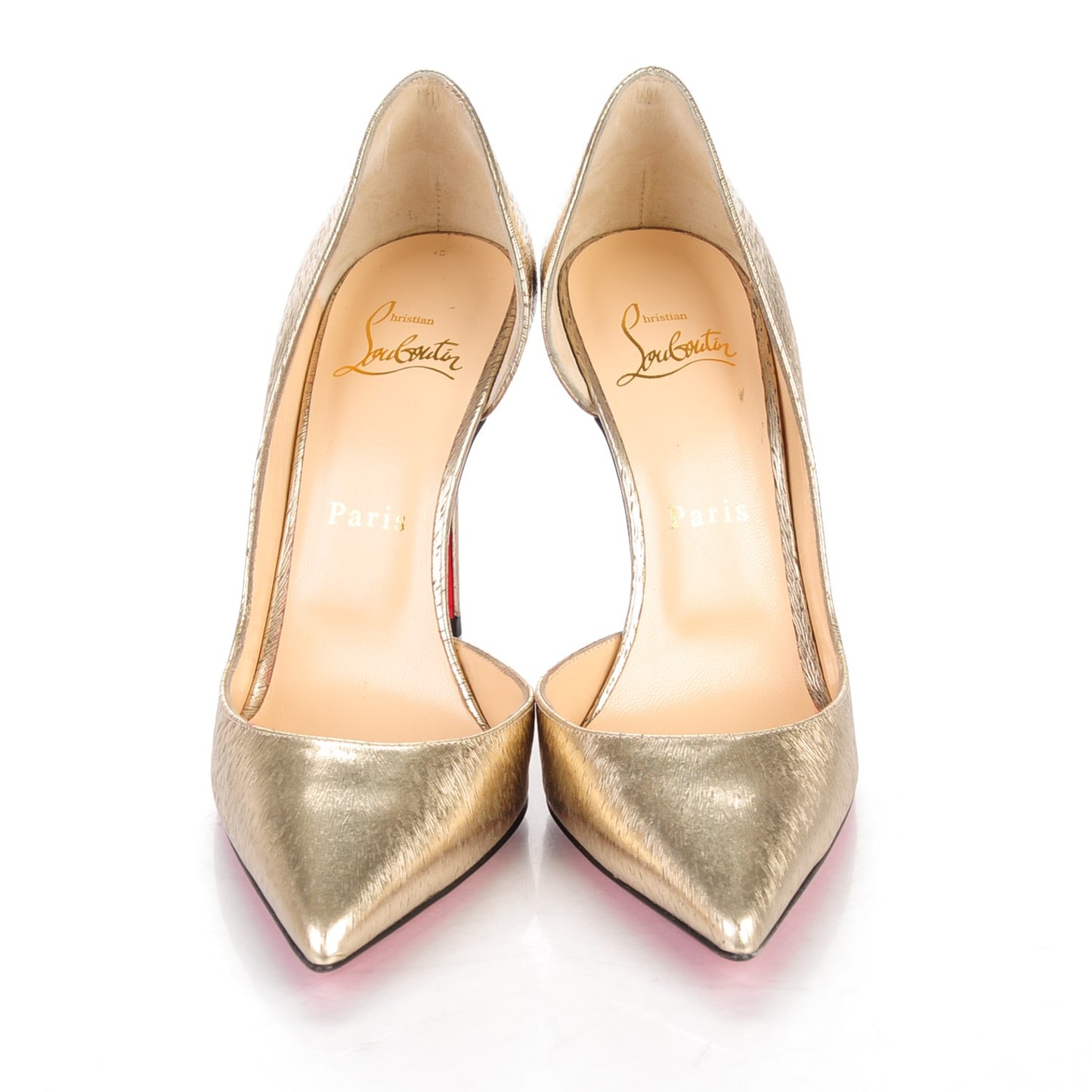 Metallic Laminato Animal Print Iriza 100 Pumps 36.5 Platine