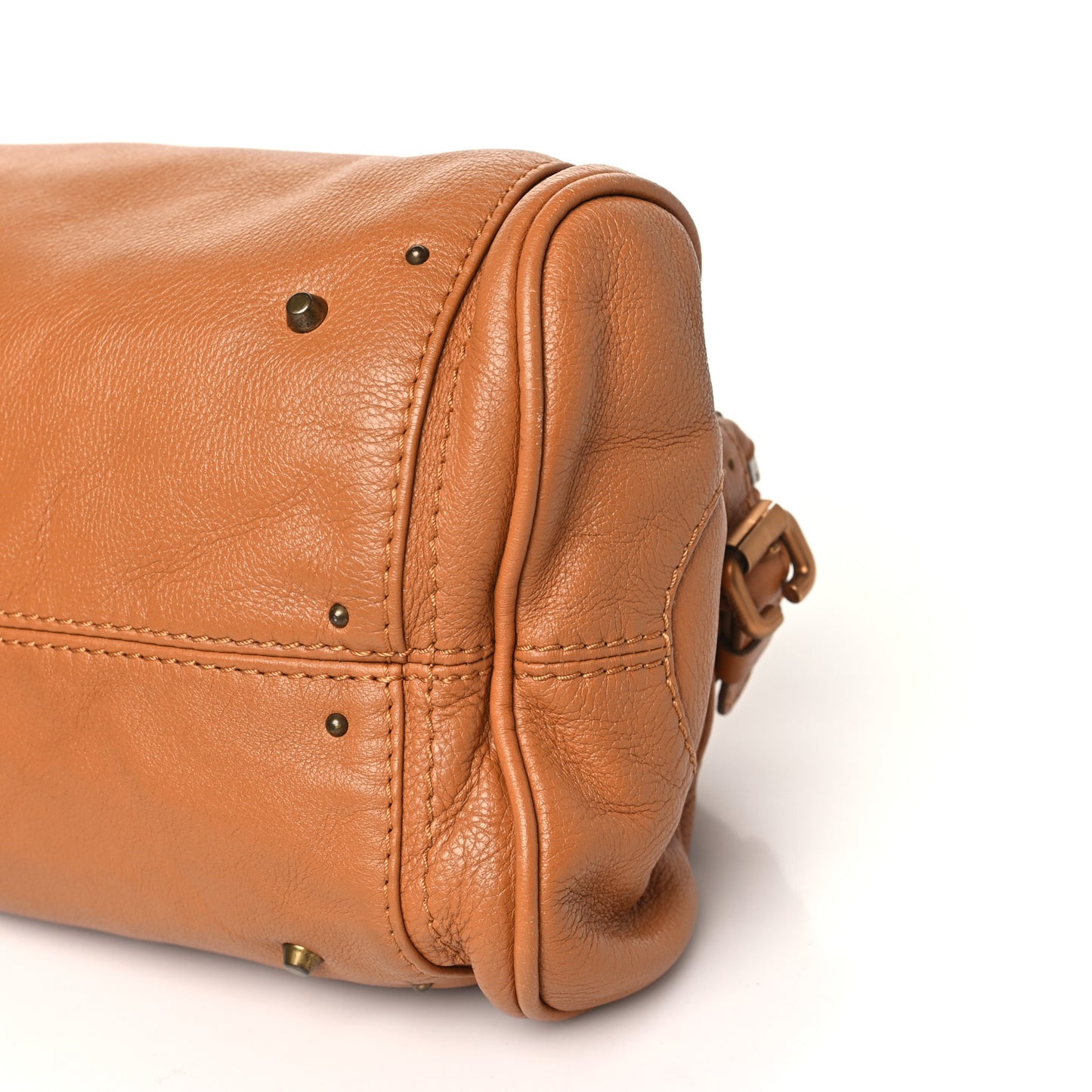 Calfskin Medium Paddington Satchel Tan
