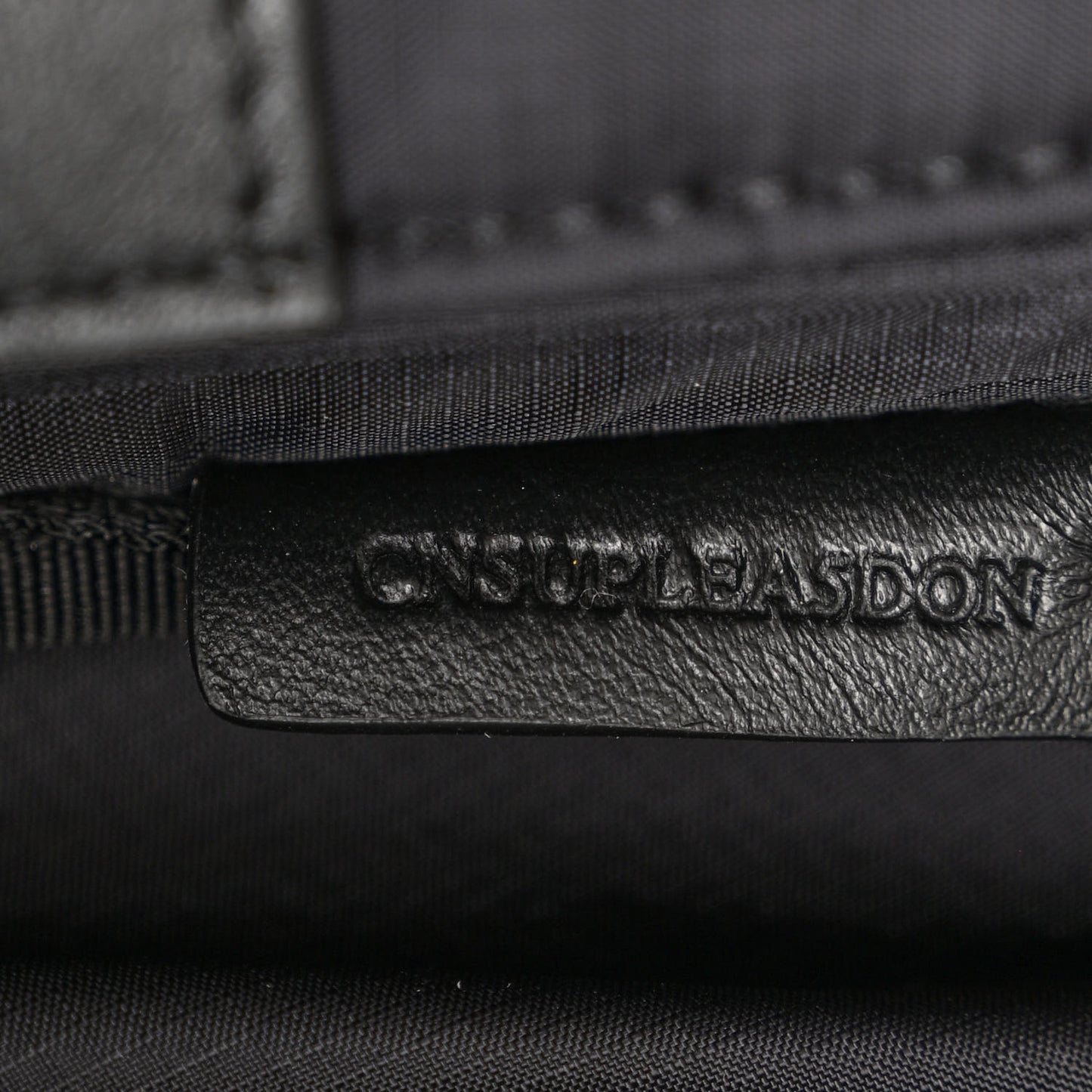 Nylon Logo Print Jett Backpack Black