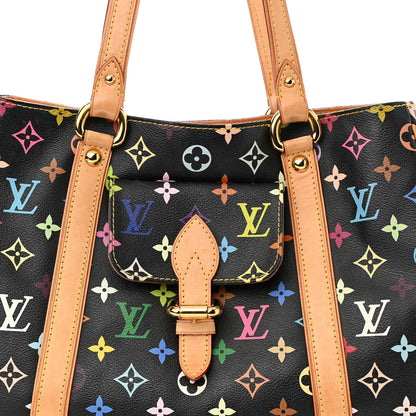 Louis Vuitton Monogram Multicolor Aurelia MM Black 8 of 12