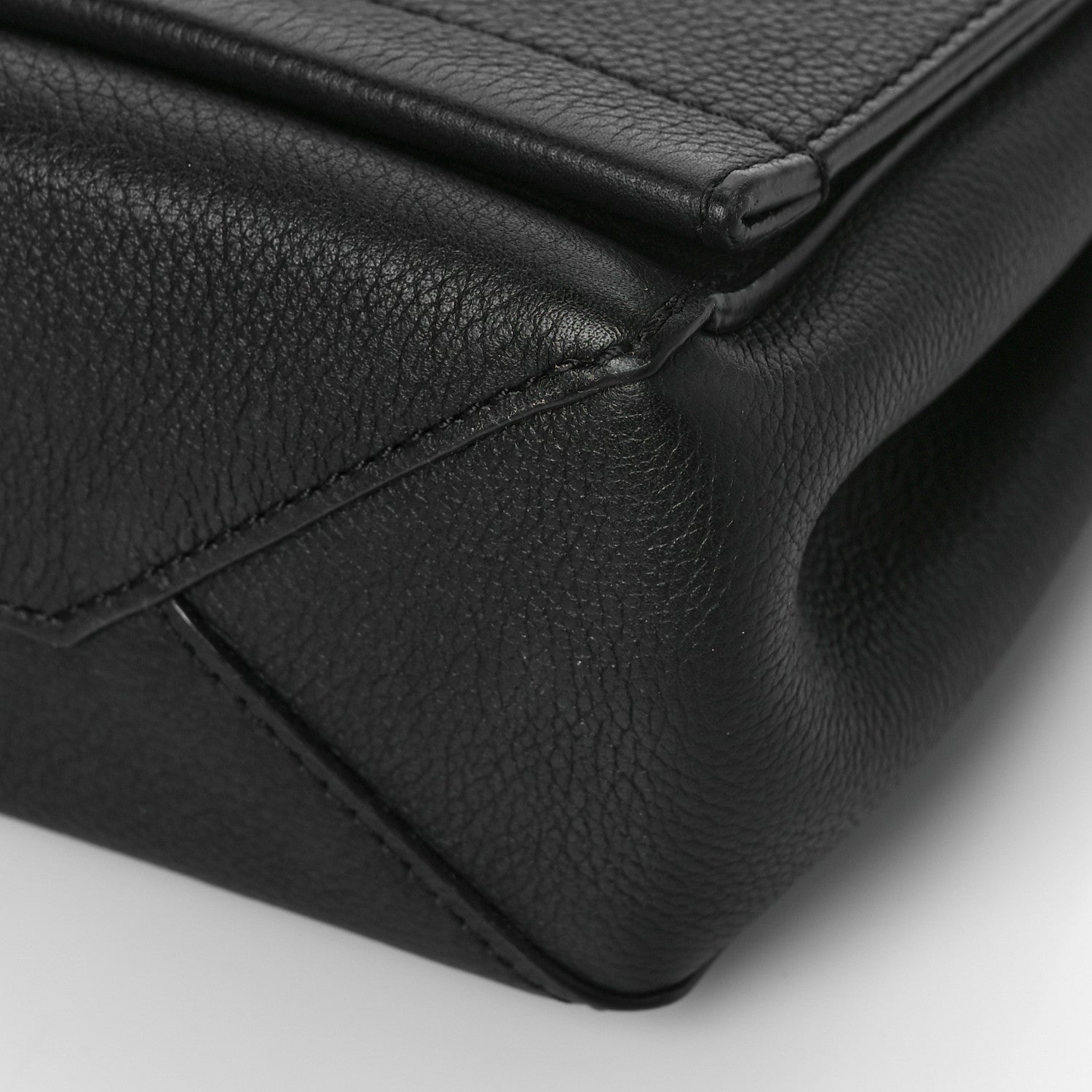 Louis Vuitton Calfskin Lockme II Chain Bag BB Black 8 of 9