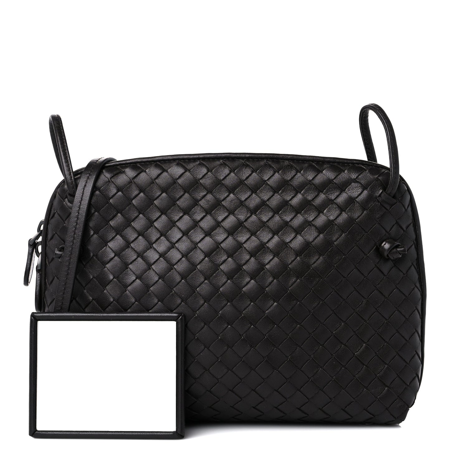 Nappa Intrecciato Nodini Bag Ebano