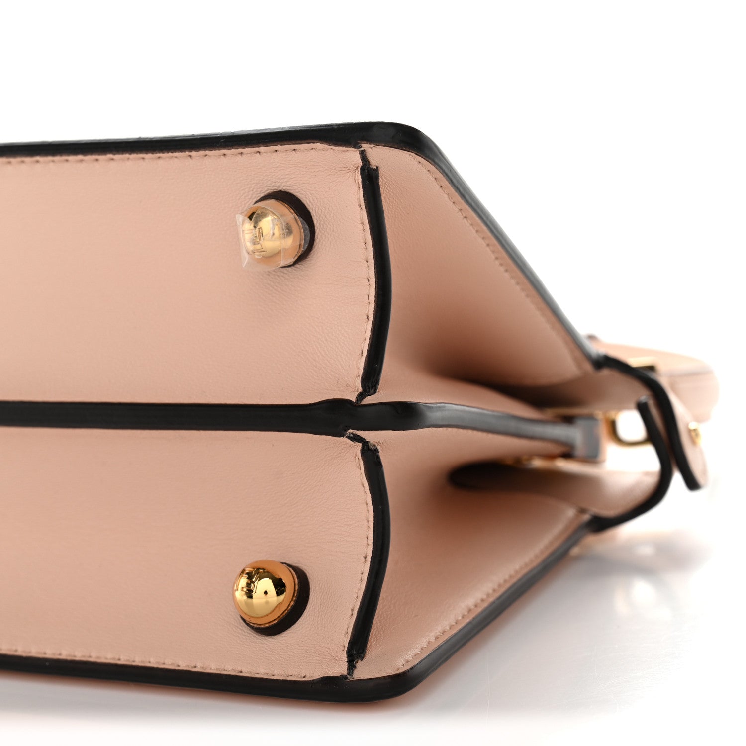 Fendi Shiny Nappa Plexiglass Petite Peekaboo I SEE U Satchel Light Rose 10 of 11