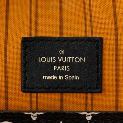 Louis Vuitton Monogram Giant Jungle Neverfull MM Black 7 of 13