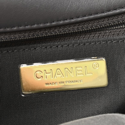 Chanel Lambskin Quilted Large Chanel 19 Flap Dark Grey 6 of 11