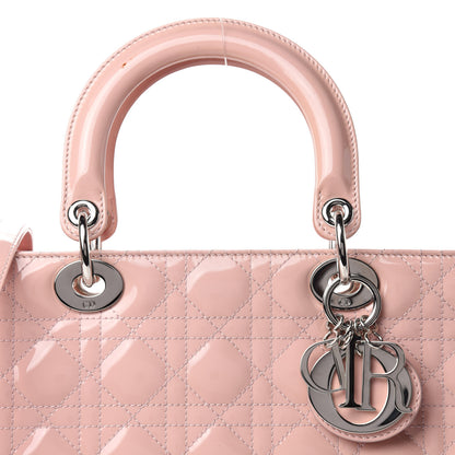 Christian Dior Patent Cannage Large Lady Dior Light Pink 13 of 13