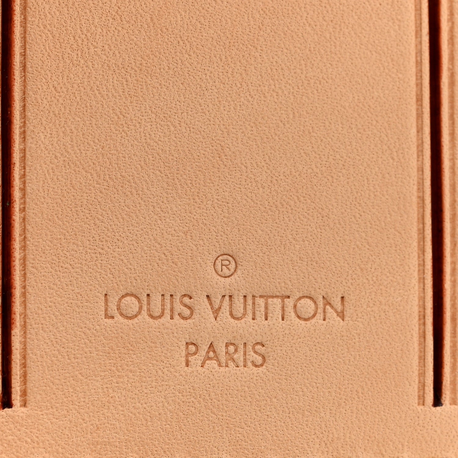Louis Vuitton Vachetta Luggage Tag 3 of 3