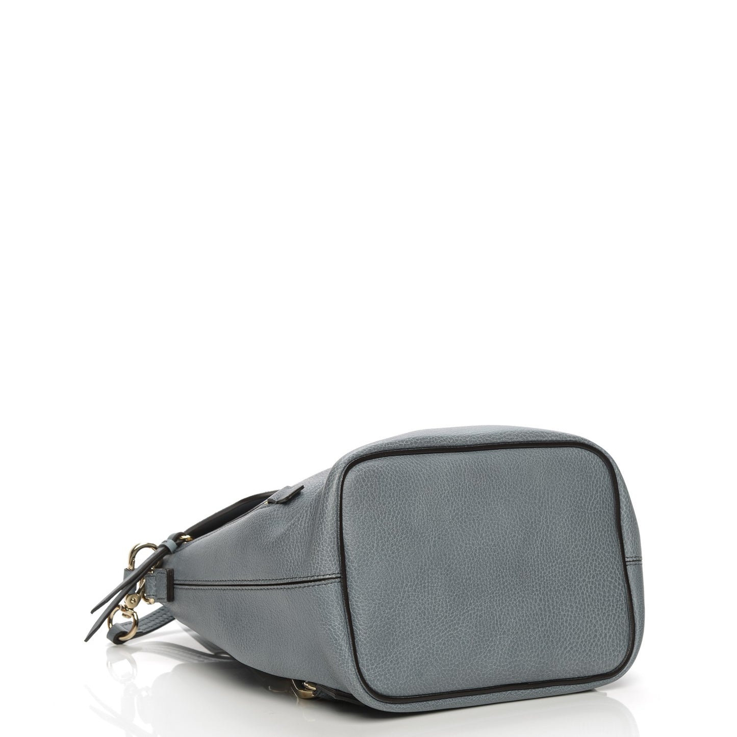 Suede Calfskin Small Faye Backpack Cloudy Blue