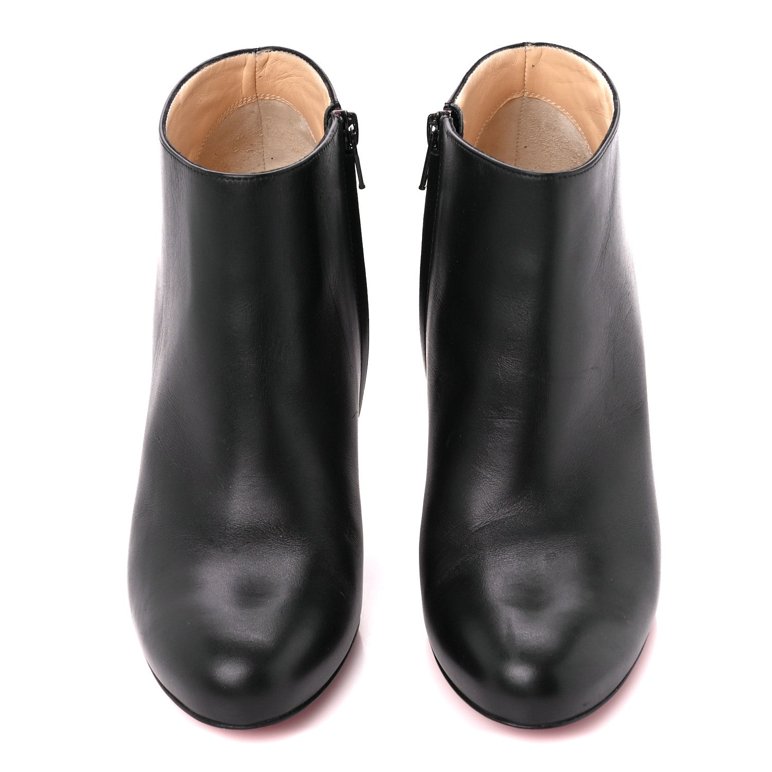 Christian Louboutin Calfskin Belle 85 Ankle Boots 39.5 Black 2 of 7