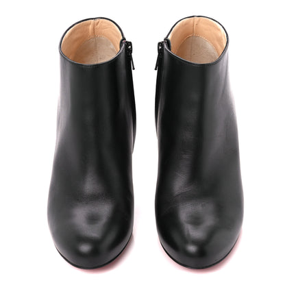 Christian Louboutin Calfskin Belle 85 Ankle Boots 39.5 Black 2 of 7