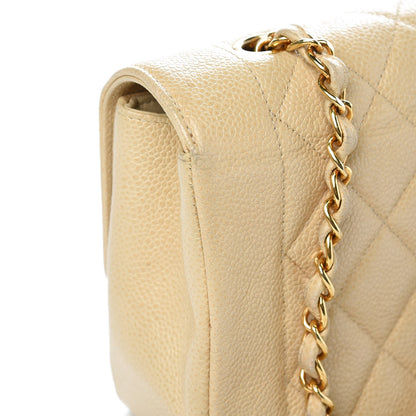 Chanel Caviar Quilted Small Single Flap Beige 11 of 22