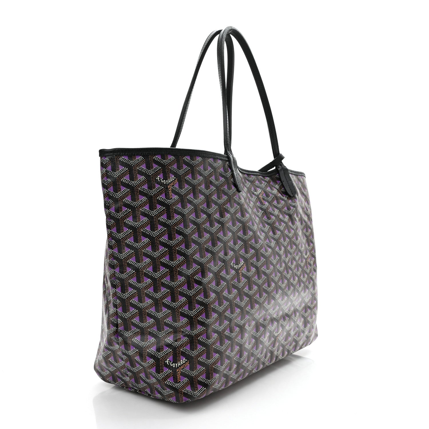 Goyard Goyardine Saint Louis Claire Voie PM Black Violet 4 of 11