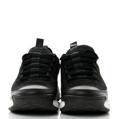 Chanel Velvet Calfskin Mixed Fibers CC Sneakers 36 Black 2 of 9