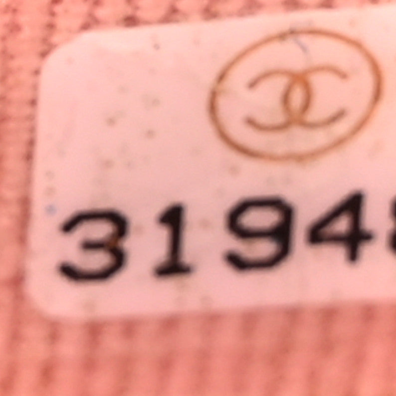 Caviar Quilted Mini Clutch With Chain Pink