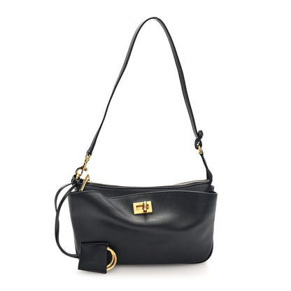 Balenciaga Natural Smooth Calfskin Rodeo Sling Pochette Black 1 of 9