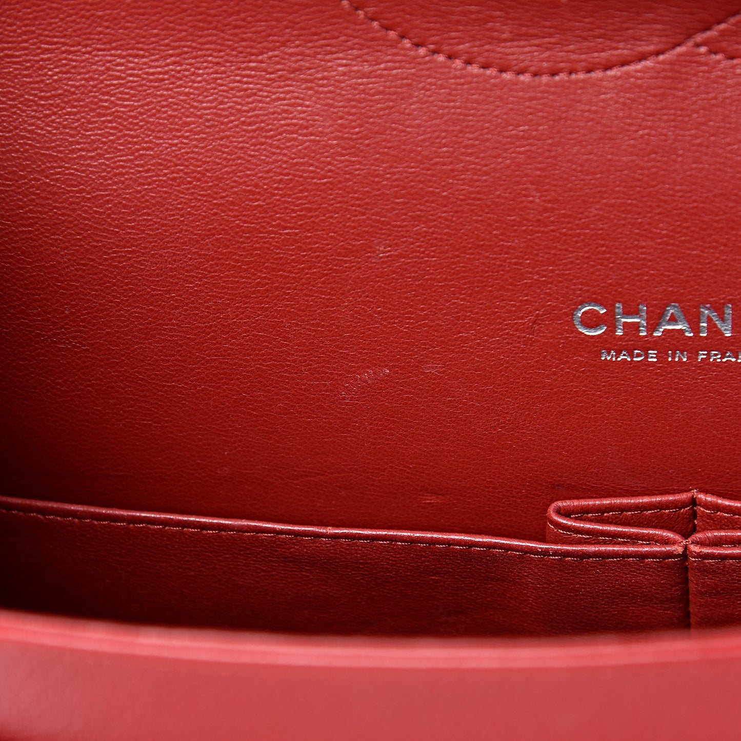 Caviar Quilted Maxi Double Flap Red