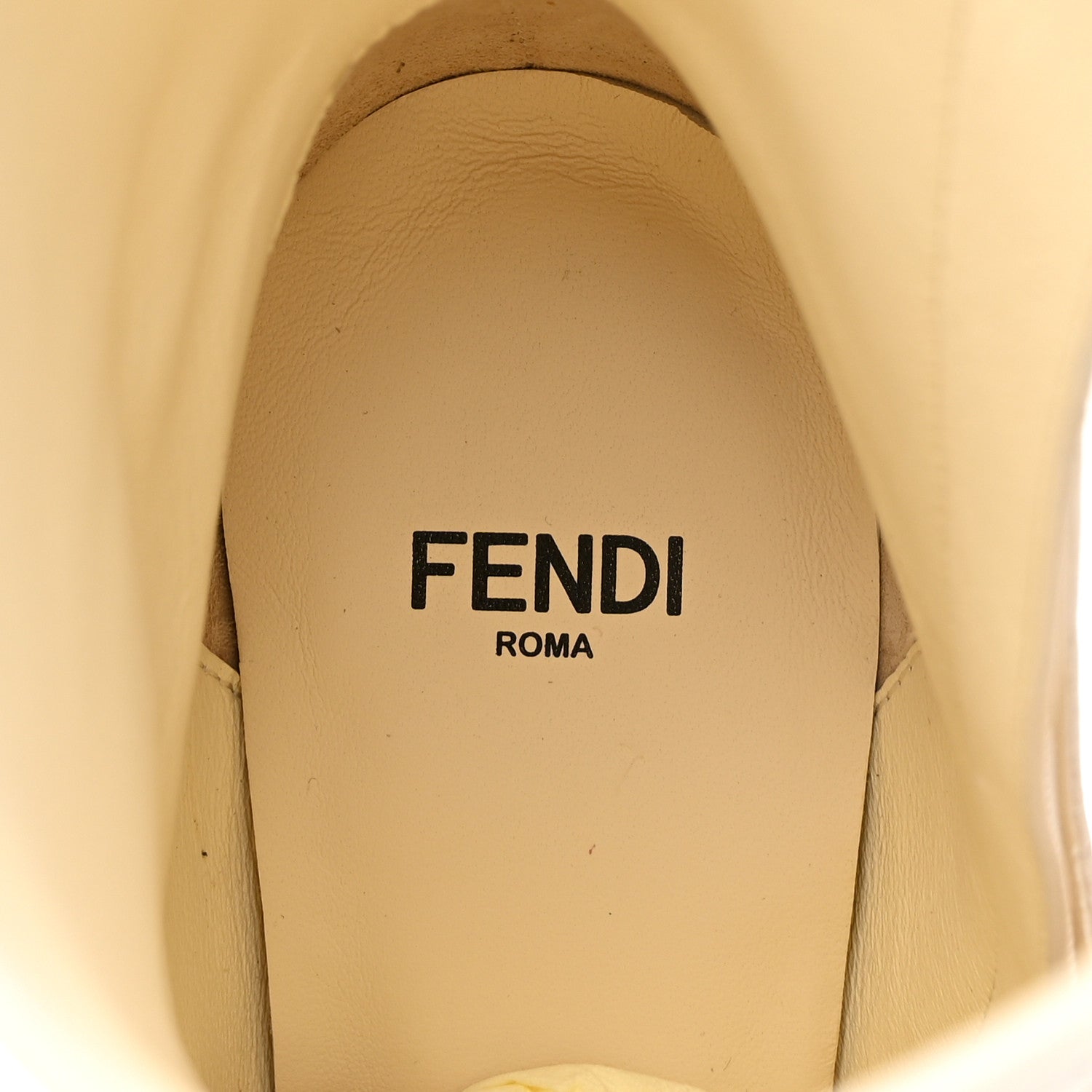Fendi Nappa Fendi First 95mm Booties 35 White 6 of 8