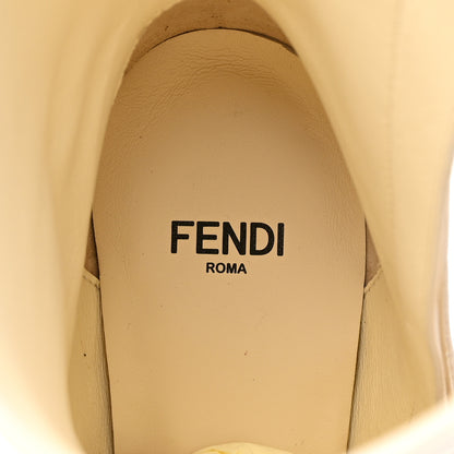 Fendi Nappa Fendi First 95mm Booties 35 White 6 of 8