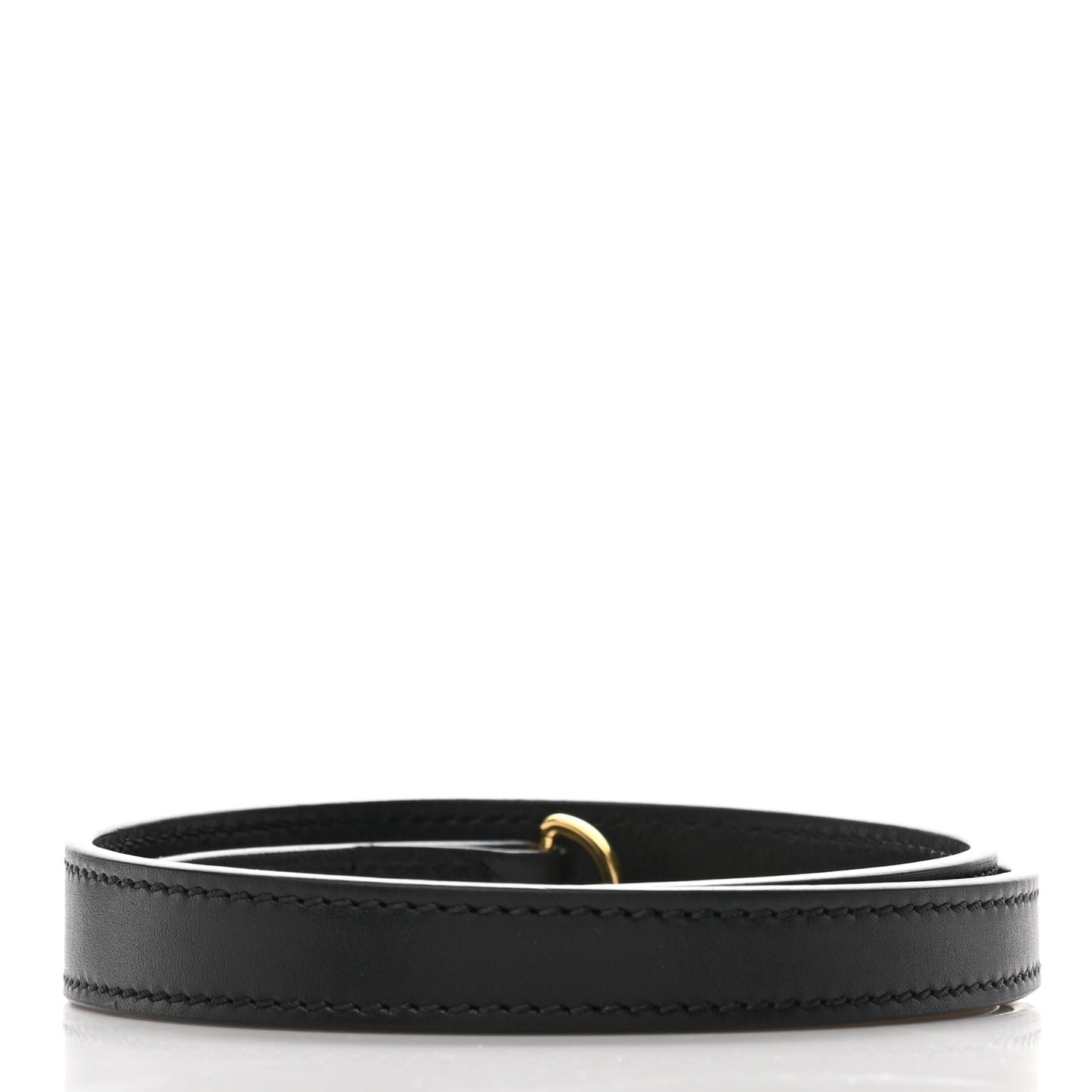 Calfskin City Steamer MM Shoulder Strap Black