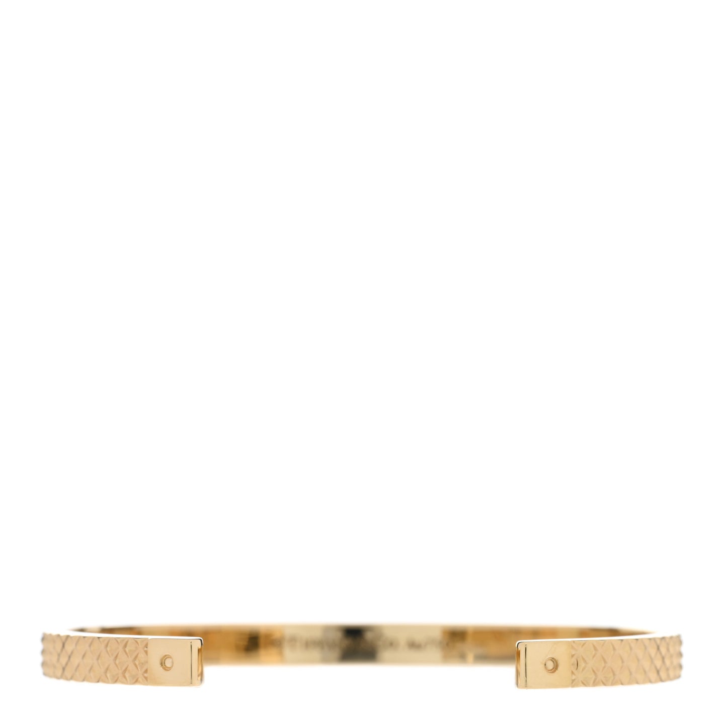 18K Yellow Gold Narrow Diamond Point Cuff Bracelet