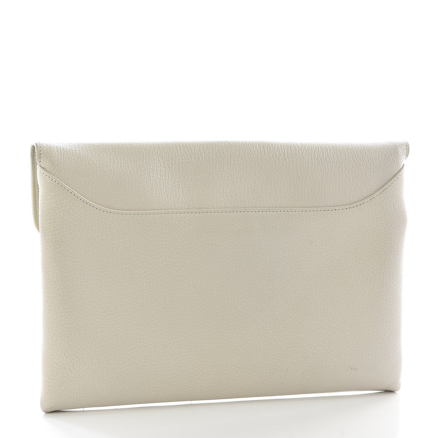 Sugar Goatskin Medium Antigona Envelope Clutch Ivory