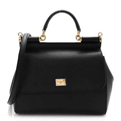 Dolce & Gabbana Dauphine Medium Miss Sicily Satchel Black 1 of 10