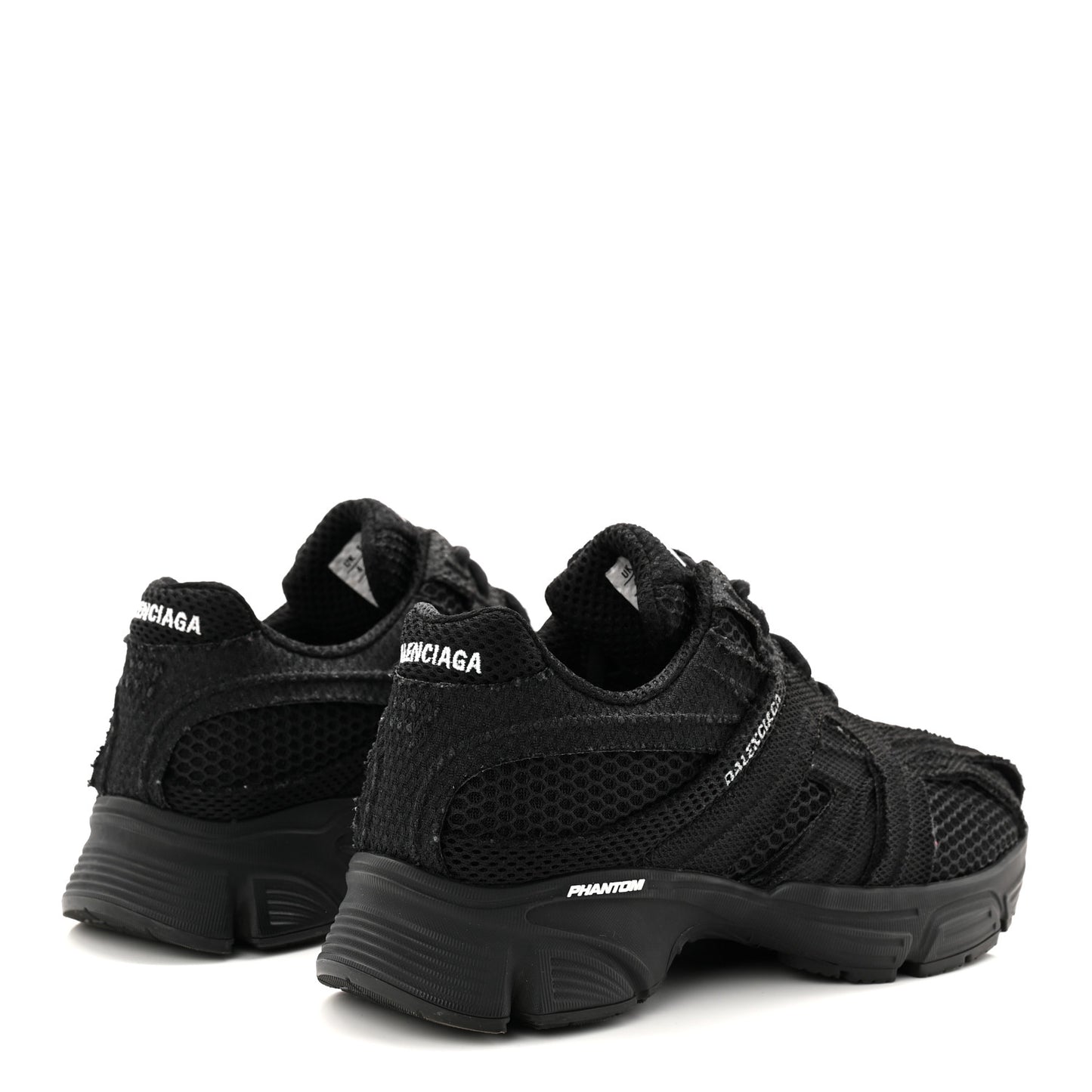 Fabric Mesh Womens Phantom Sneakers 37 Black