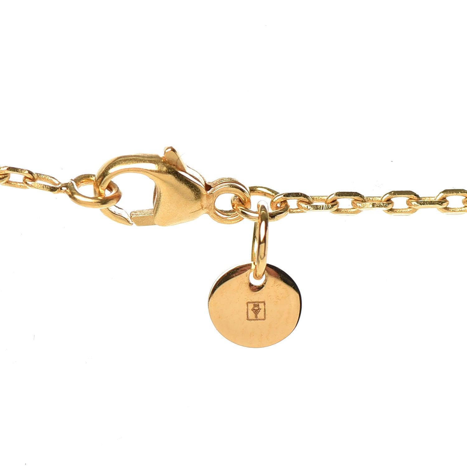 Hermes Swift As De Coeur Necklace Gold 6 of 7