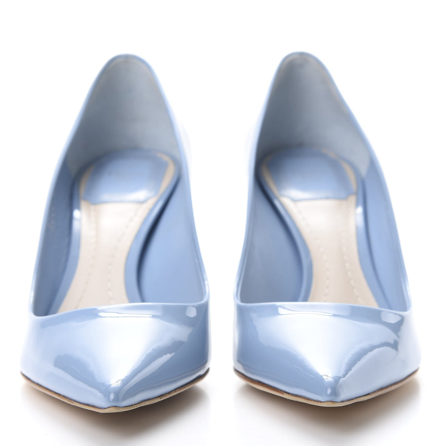 Patent Dioressence Pointed Toe Pumps 36.5 Celeste