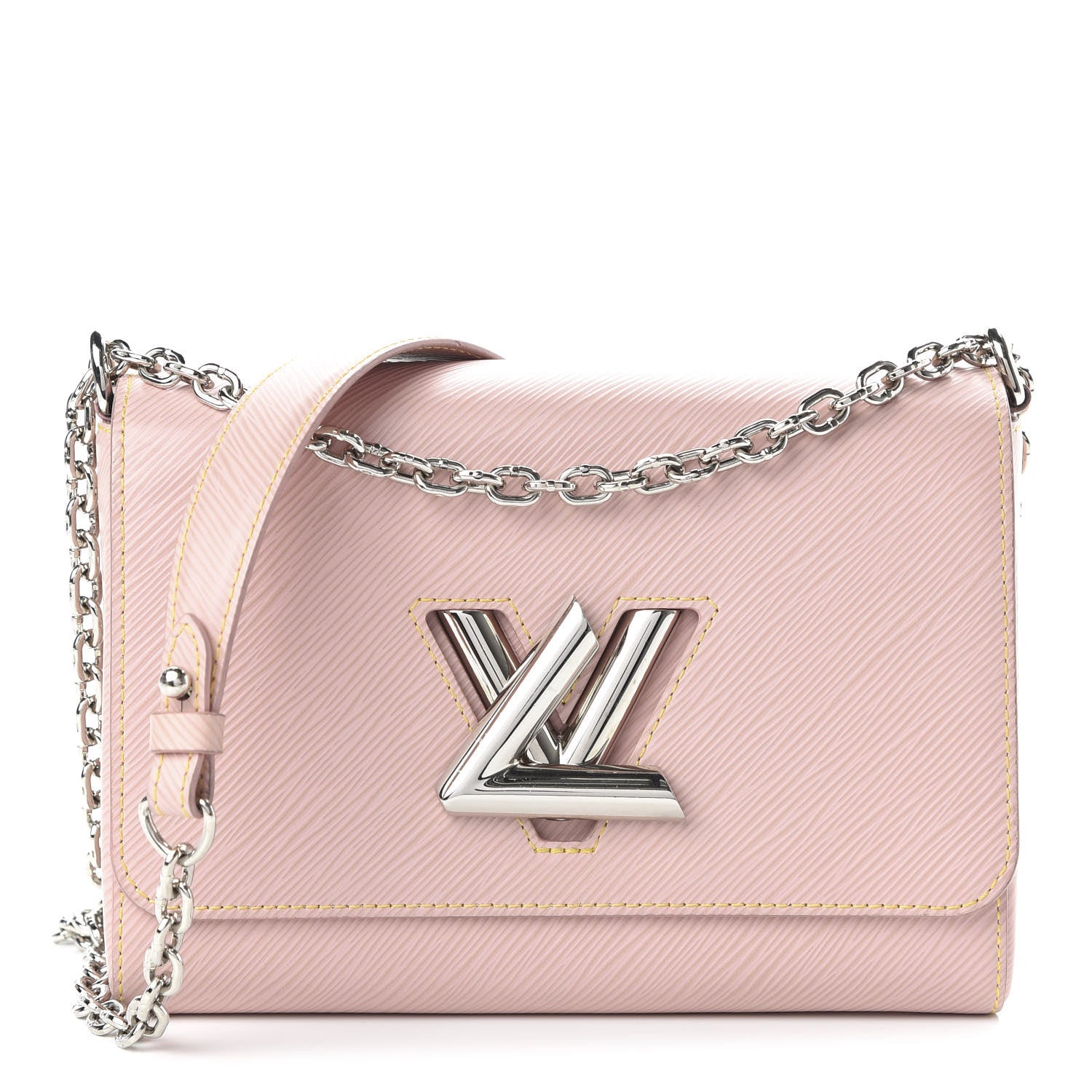 Louis Vuitton Epi Twist Shoulder Bag MM Rose Ballerine 1 of 10