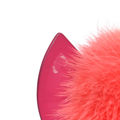 Louis Vuitton Mink Fur Totem Bag Charm Pink 5 of 7