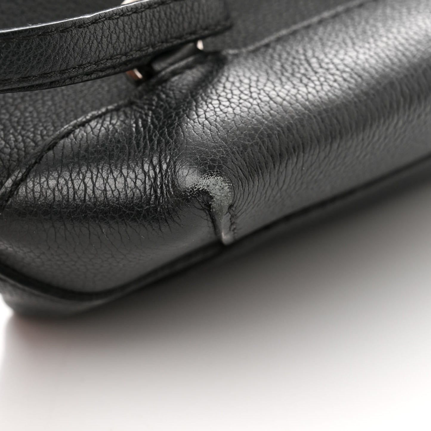 Calfskin Lockme Backpack Black