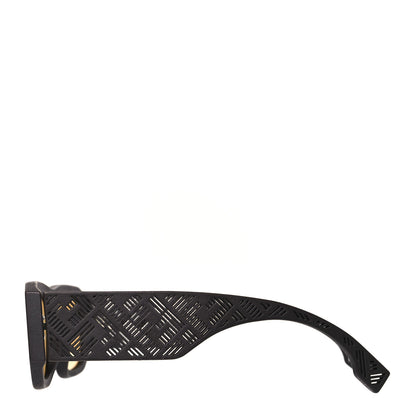 Fendi Acetate Shadow Sunglasses FE40106 Black 2 of 5