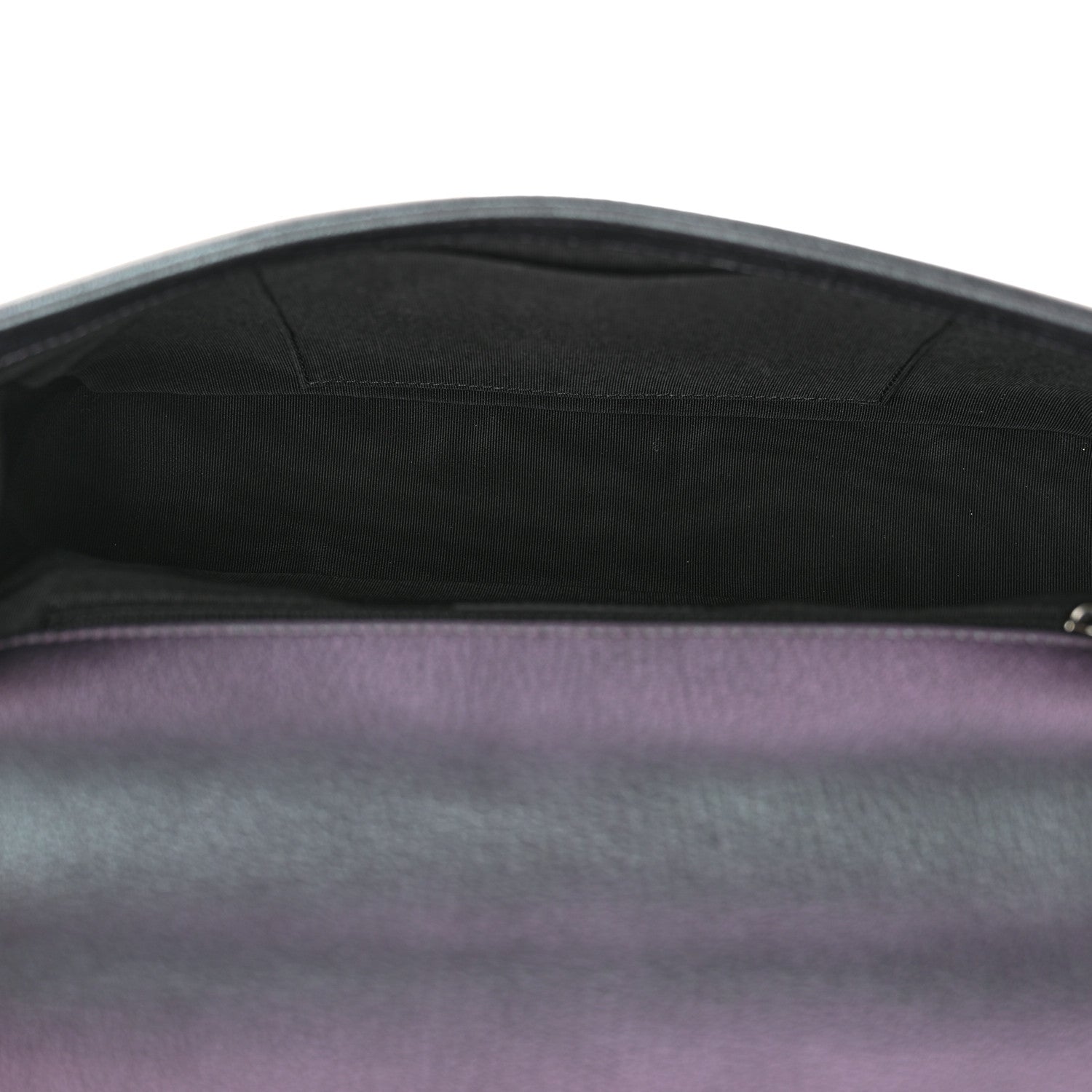 Chanel Iridescent Goatskin Quilted New Medium Boy Flap Purple 5 of 10