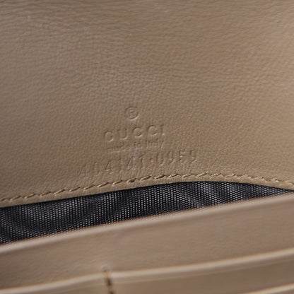 Gucci GG Supreme Monogram Dionysus Chain Clutch Wallet Beige Taupe 6 of 9
