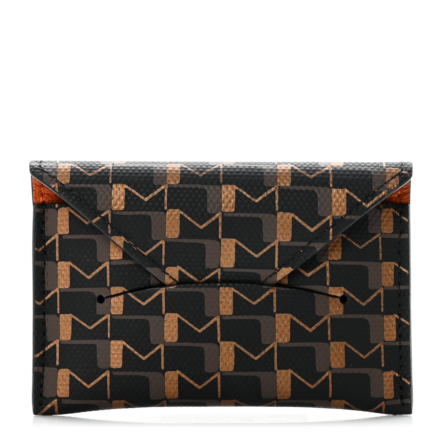 Moynat Toile 1920 Oh! Envelope Cardholder Carbon Bronze 1 of 7