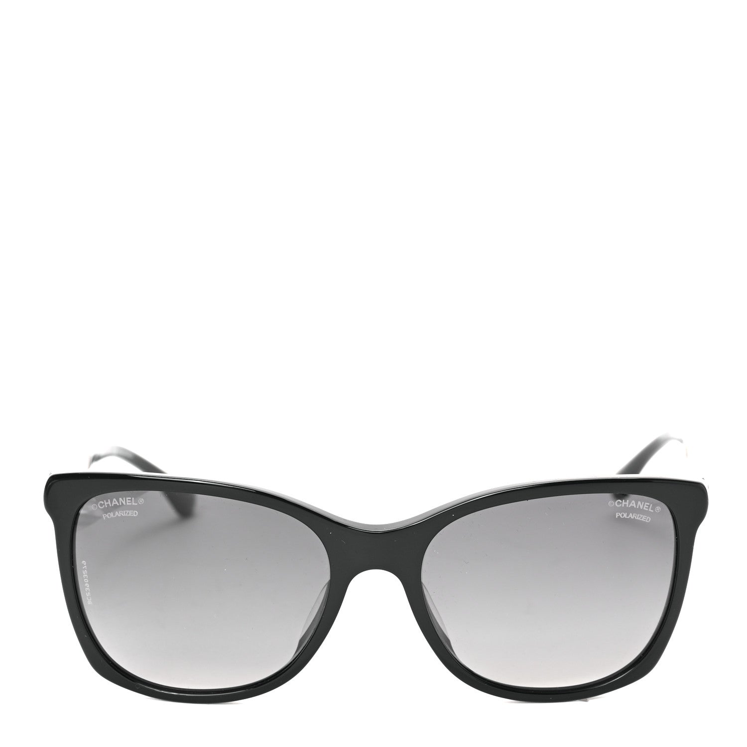 Chanel Tweed CC Polarized Sunglasses 5348 Black 2 of 7