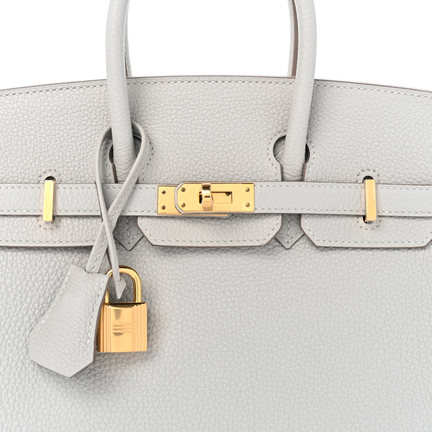 Hermes Togo Birkin 25 Gris Perle 8 of 10
