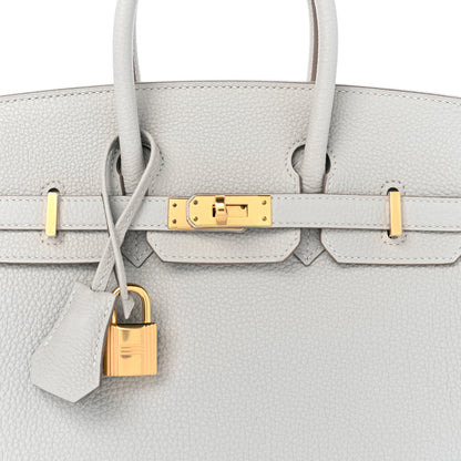 Hermes Togo Birkin 25 Gris Perle 8 of 10