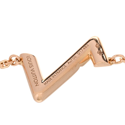 Louis Vuitton 18K Pink Gold Volt Upside Down Chain Bracelet 3 of 3
