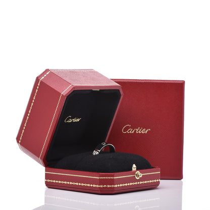 Cartier 18K White Gold 5.5mm LOVE Ring 63 10.25 5 of 5
