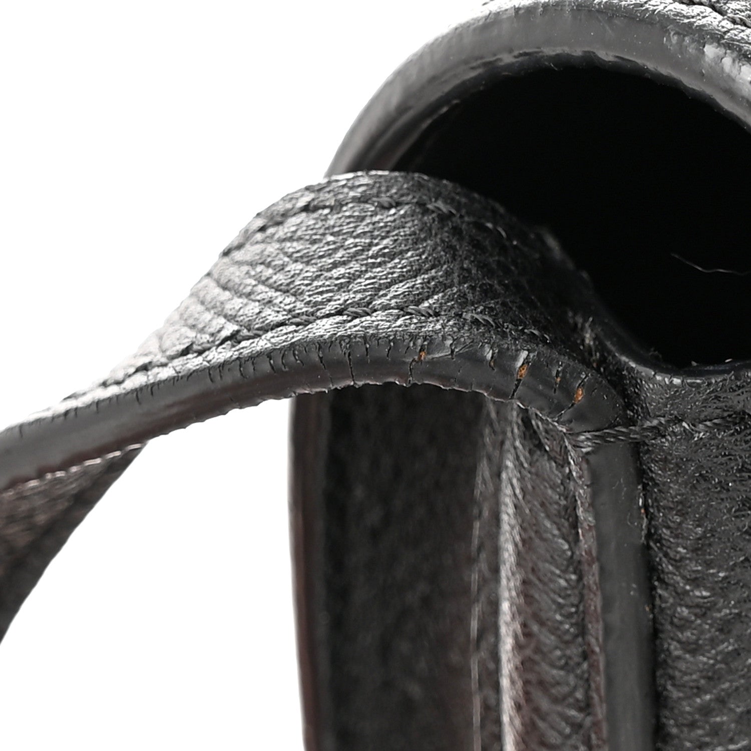 Celine Grained Calfskin Small Trotteur Black 12 of 16